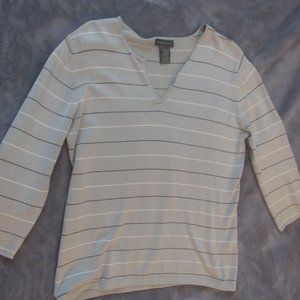 BANANA REPUBLIC- 3/4 Sleeve Lightweight Sweater ~Size L